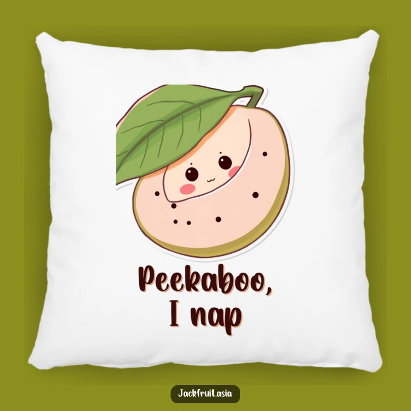 Funny Shy Jackfruit Pillow, Soft & Comfy Fruit Decor, Hilarious Gift Item
