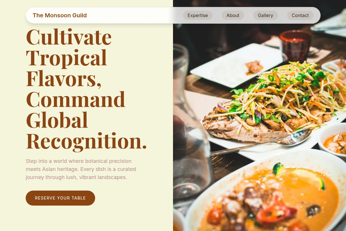 Botanical Asian Fusion Food
