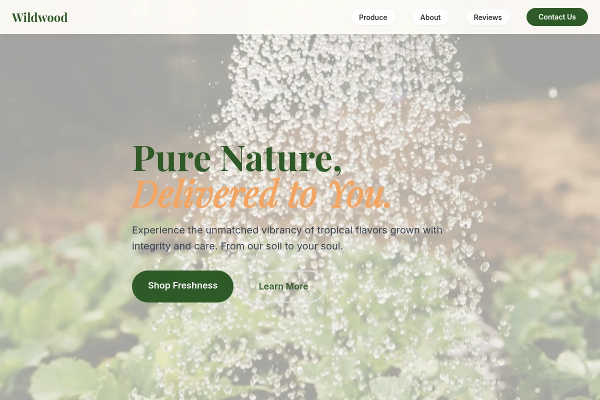 Wildwood Organic Food