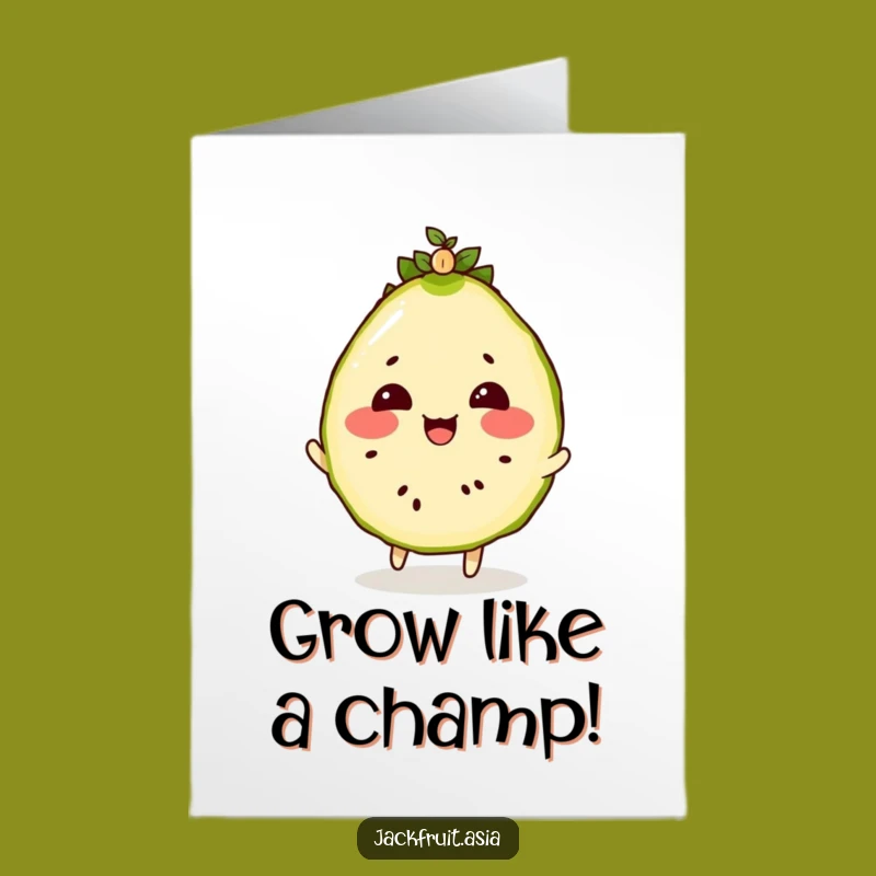Free Printable Congrats Card: Jackfruit Seedling Bounce - Growing Success Download