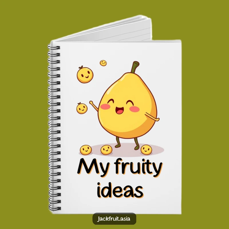Funny Jackfruit Juggler Notebook: Fruitful Ideas, Creative Funny Gift